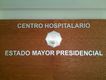 Centro Hospitalario ESTADO MAYAR PRESIDENCIAL Letras 3d en aluminio cepillado plata
